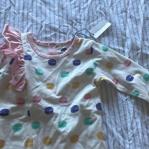 Monica and Andy Macaron Ruffle Romper 18-24 months